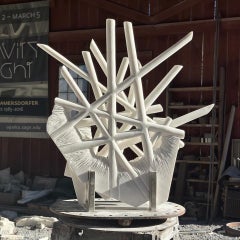 «nner View Open_Nexus III »  Sculpture abstraite de Caroline Ramersdorfer