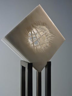 "INNER VIEW VII"  Organic, Abstract Marble Sculpture by Caroline Ramersdorfer