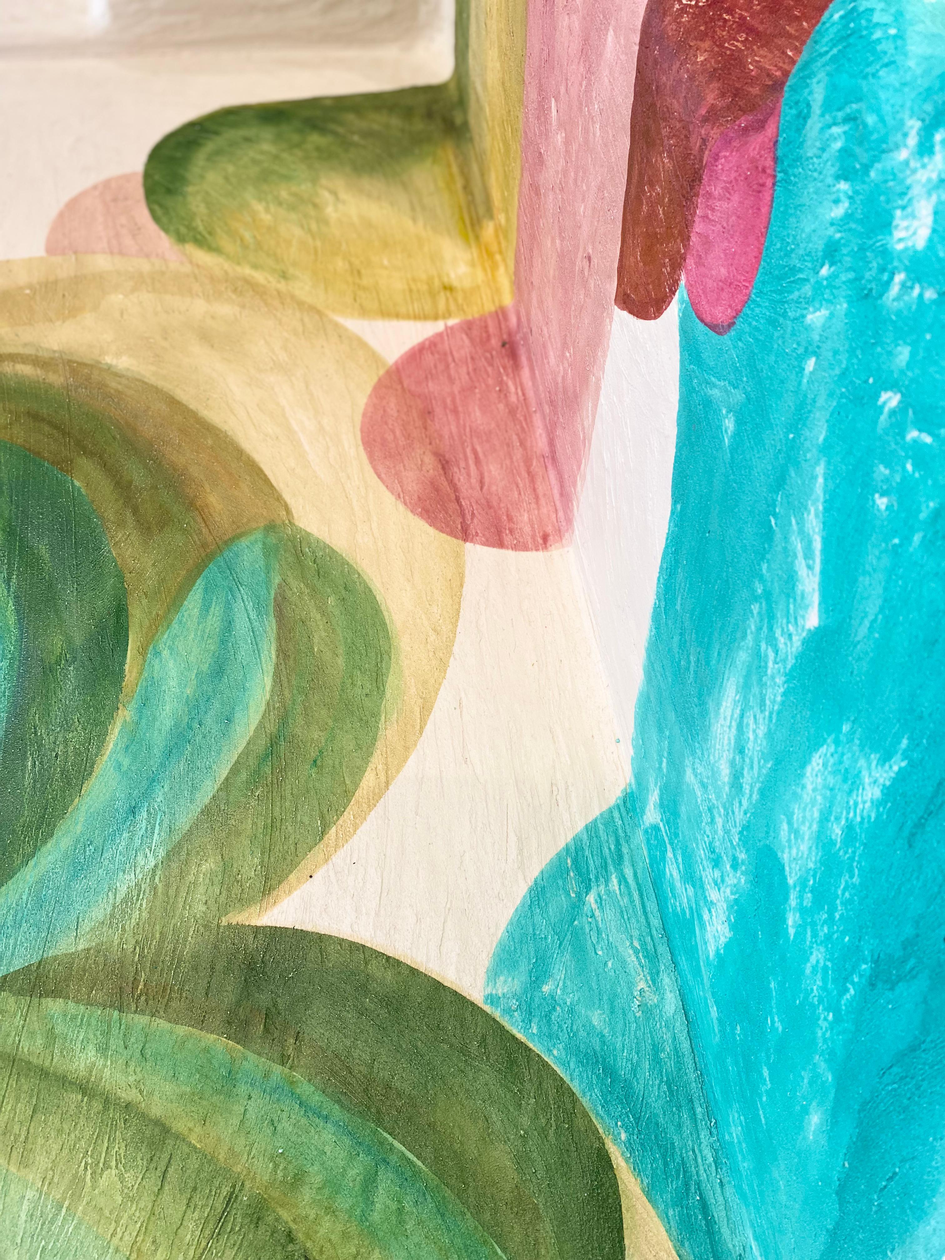 Caroline Rennequin Painted Palms Throne Neuf - En vente à Santa Gertrudis, Baleares