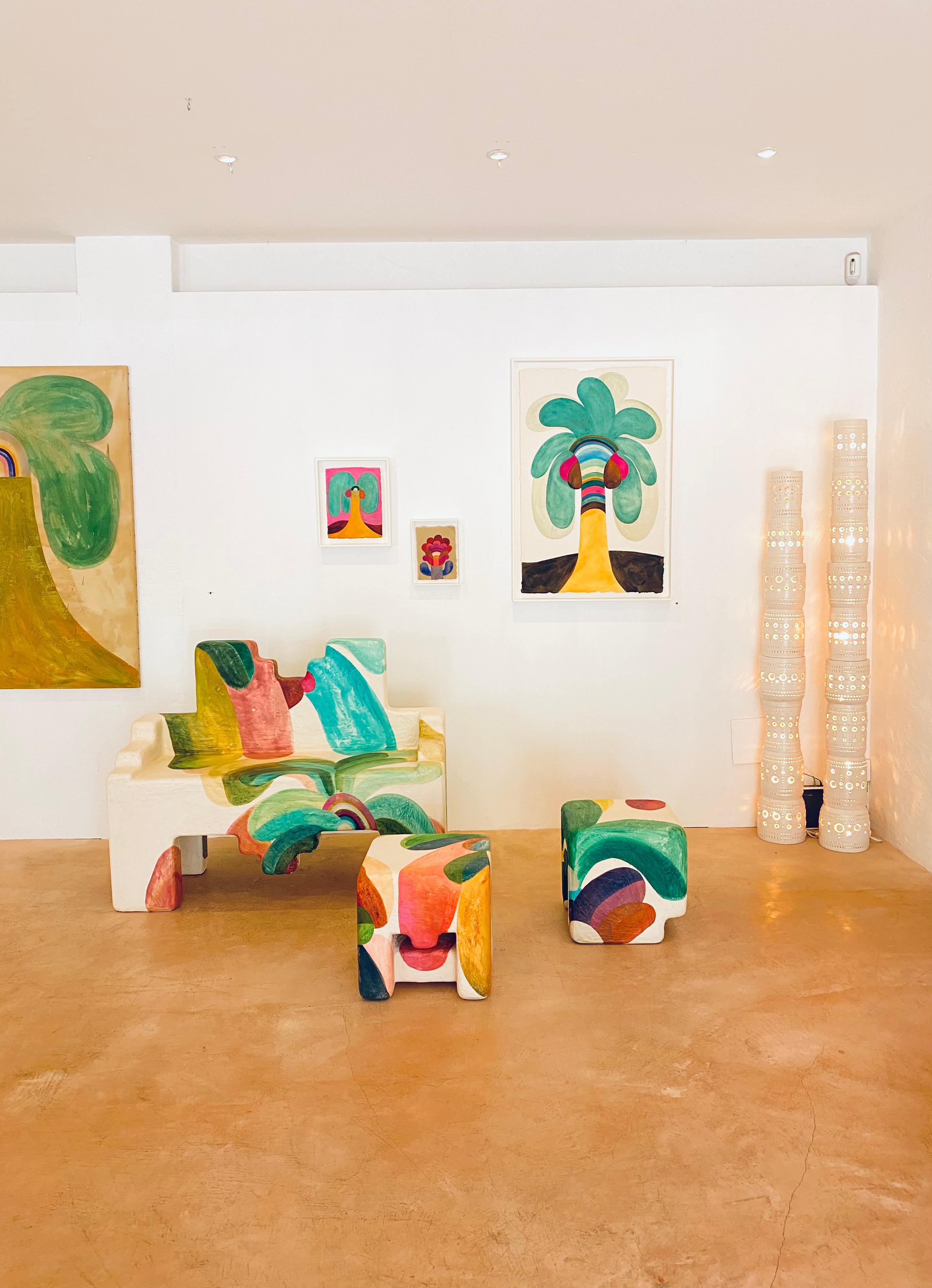 Papier Peinture Caroline Rennequin en vente