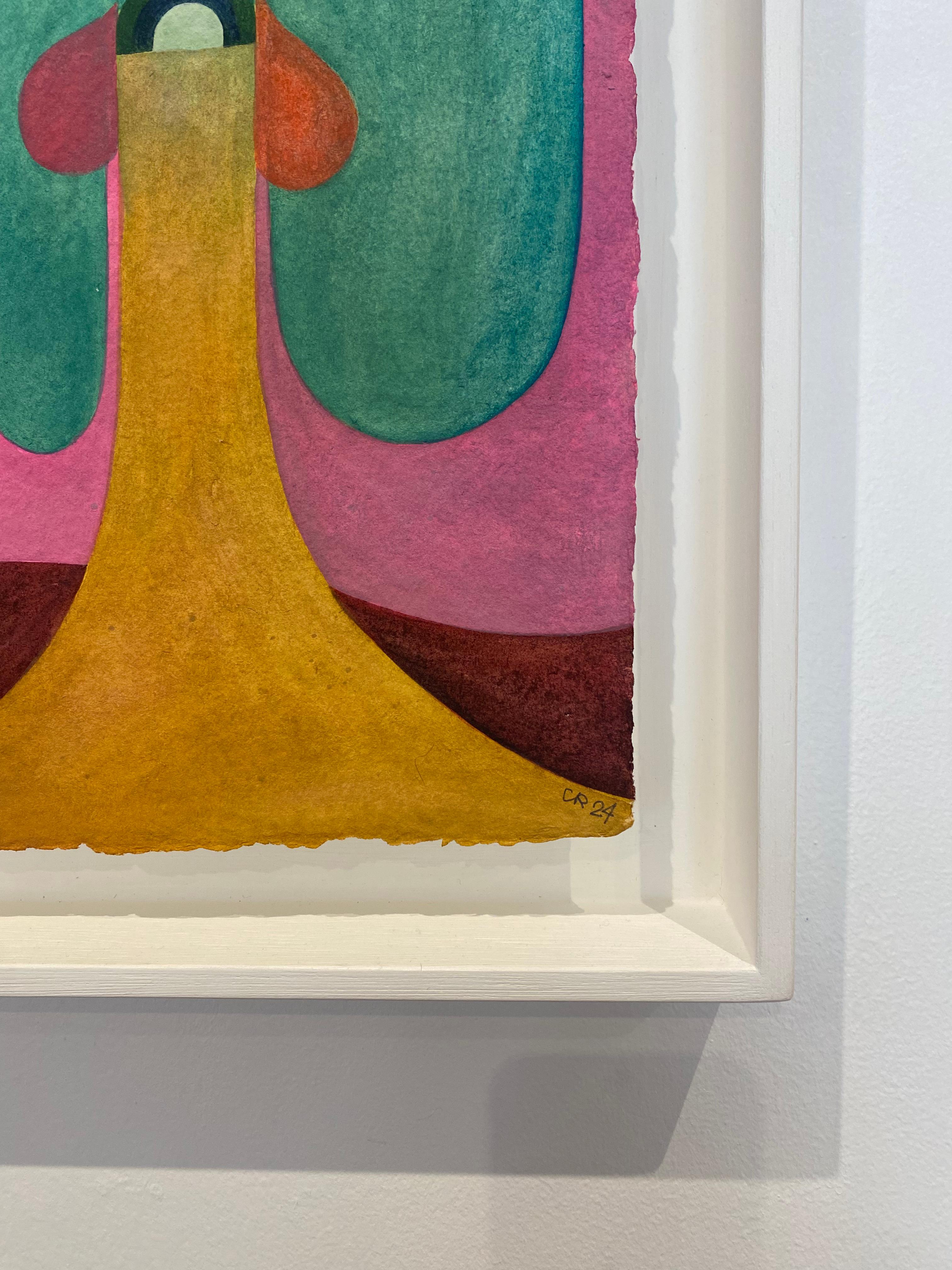 Caroline Rennequin Painting Phoenix Palms serie In New Condition For Sale In Santa Gertrudis, Baleares