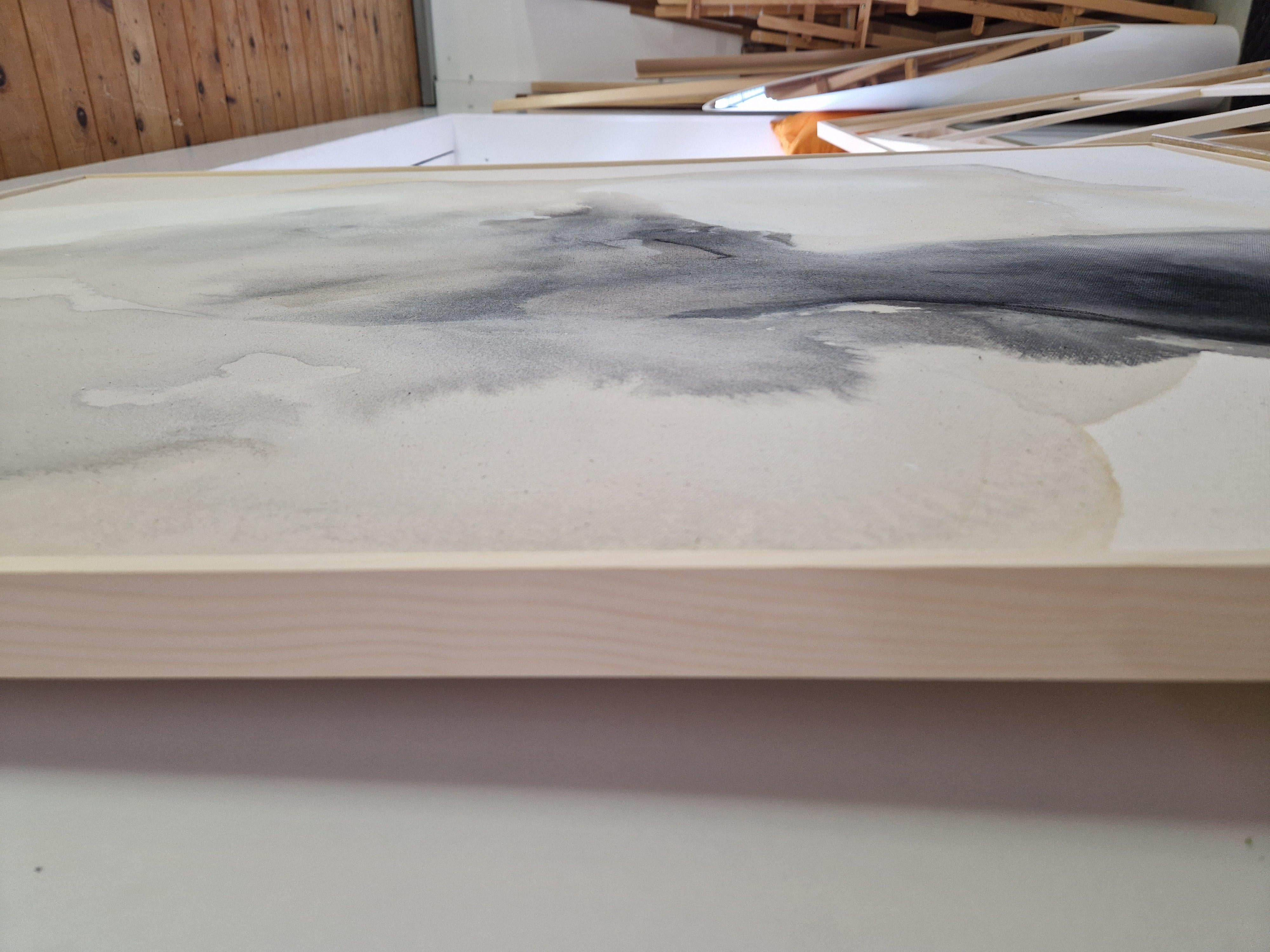In Love - Pittura acrilica fluida su tela grezza, 2023,  da Caroline Weber 10