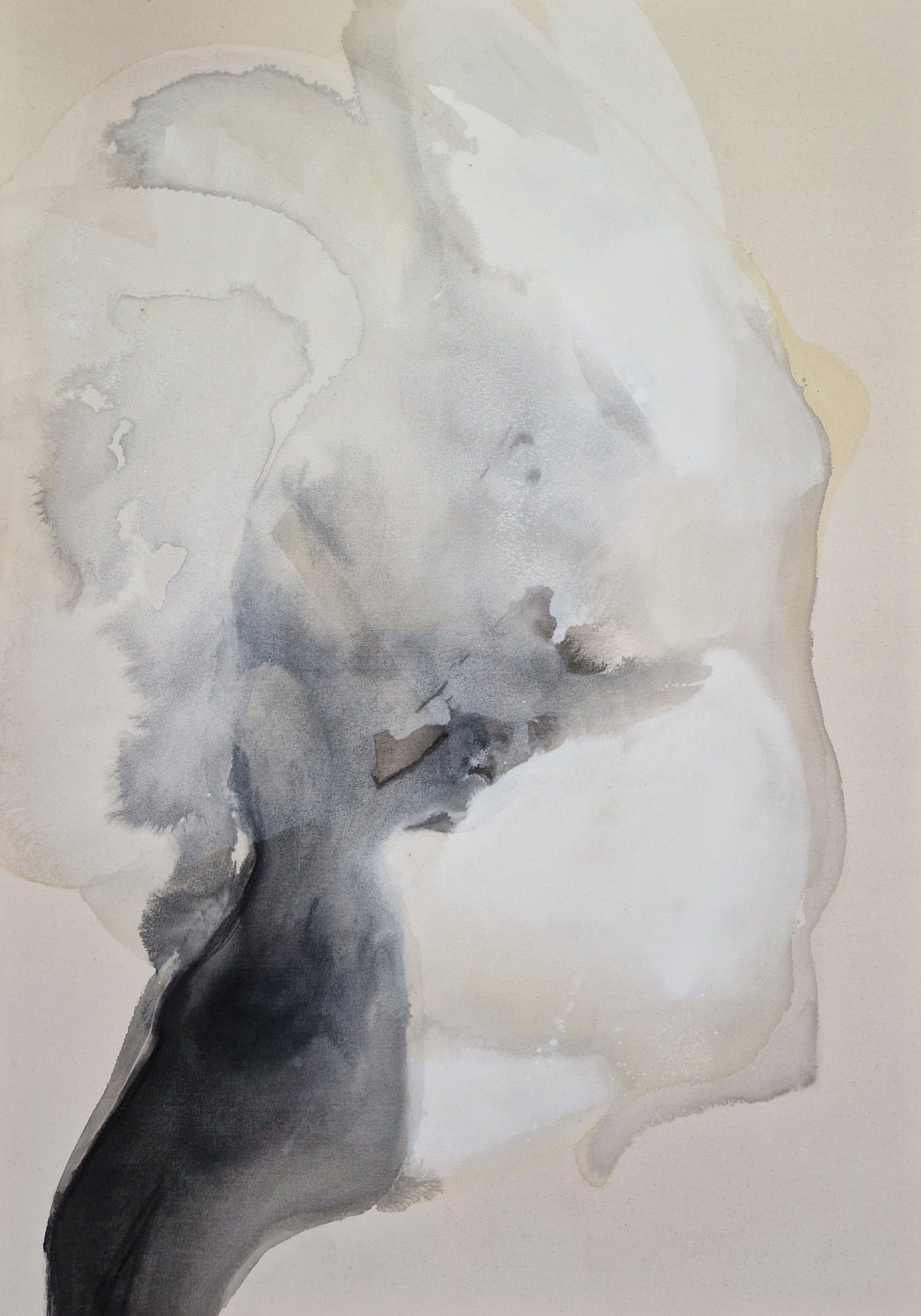 In Love - Fluid Acrylic Painting on raw canvas, 2023,  by Caroline Weber 12