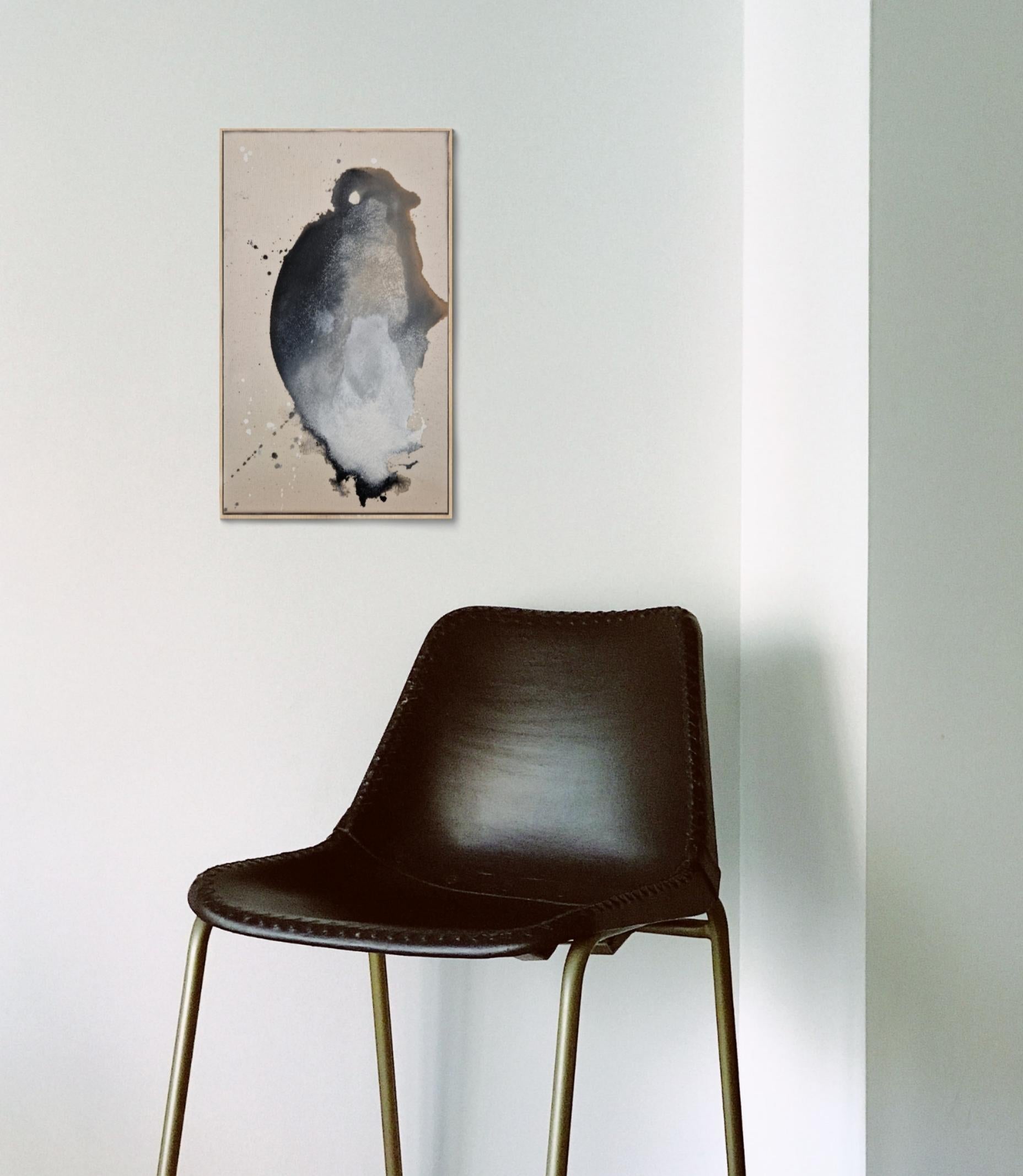 penguin acrylic painting