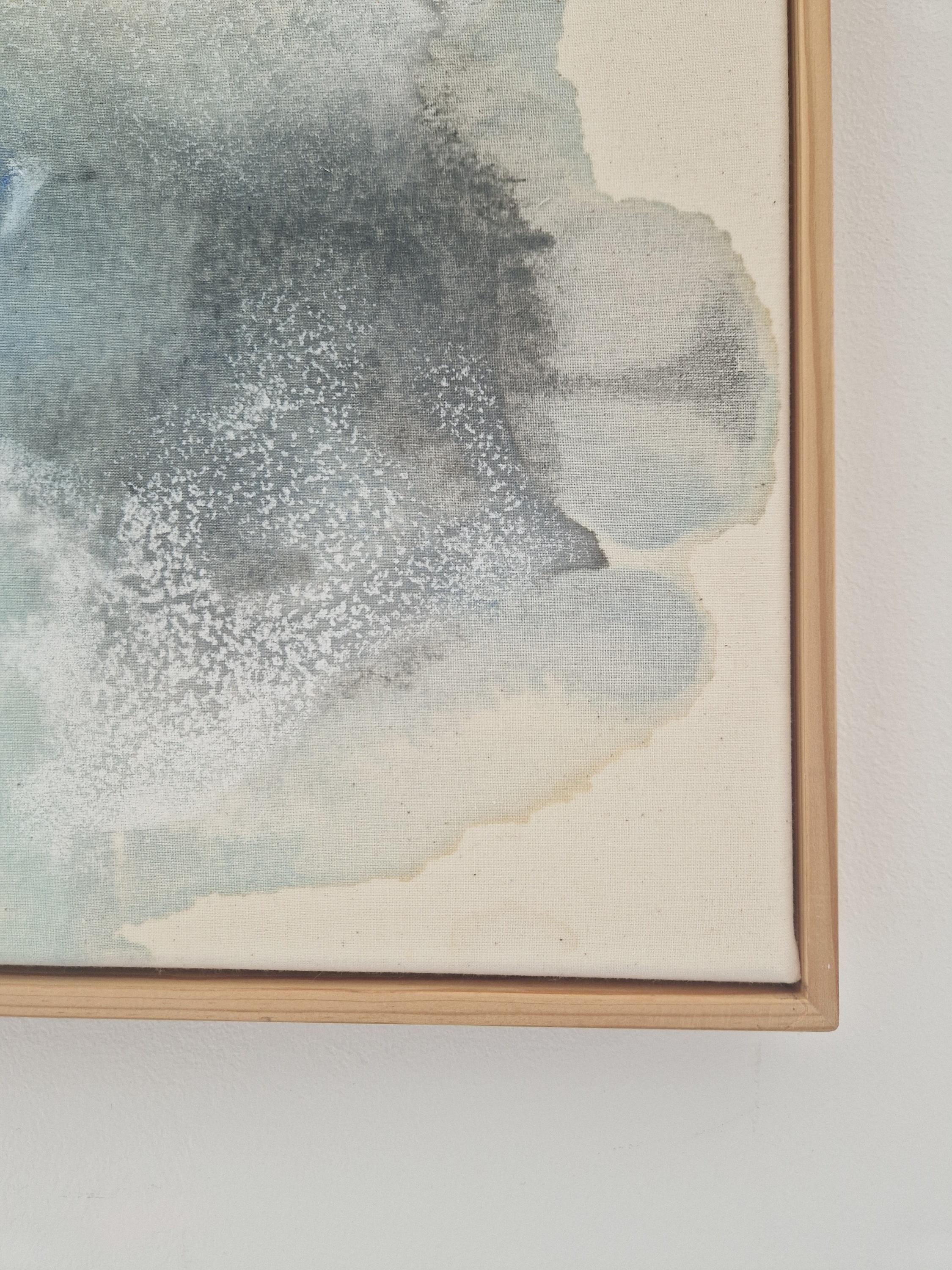 The Deep - Pittura acrilica fluida su tela grezza, 2022,  da Caroline Weber in vendita 4