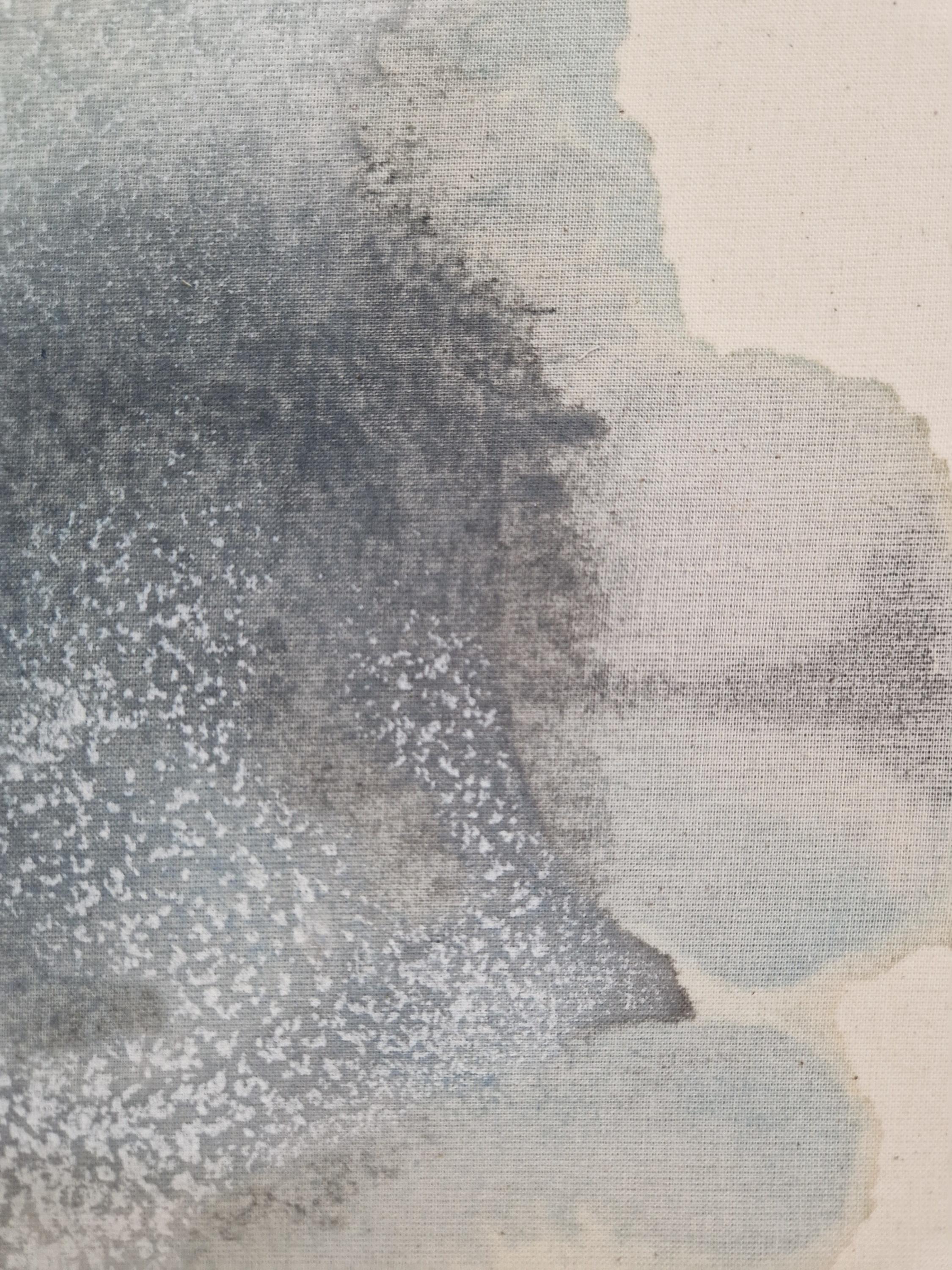 The Deep - Pittura acrilica fluida su tela grezza, 2022,  da Caroline Weber in vendita 7