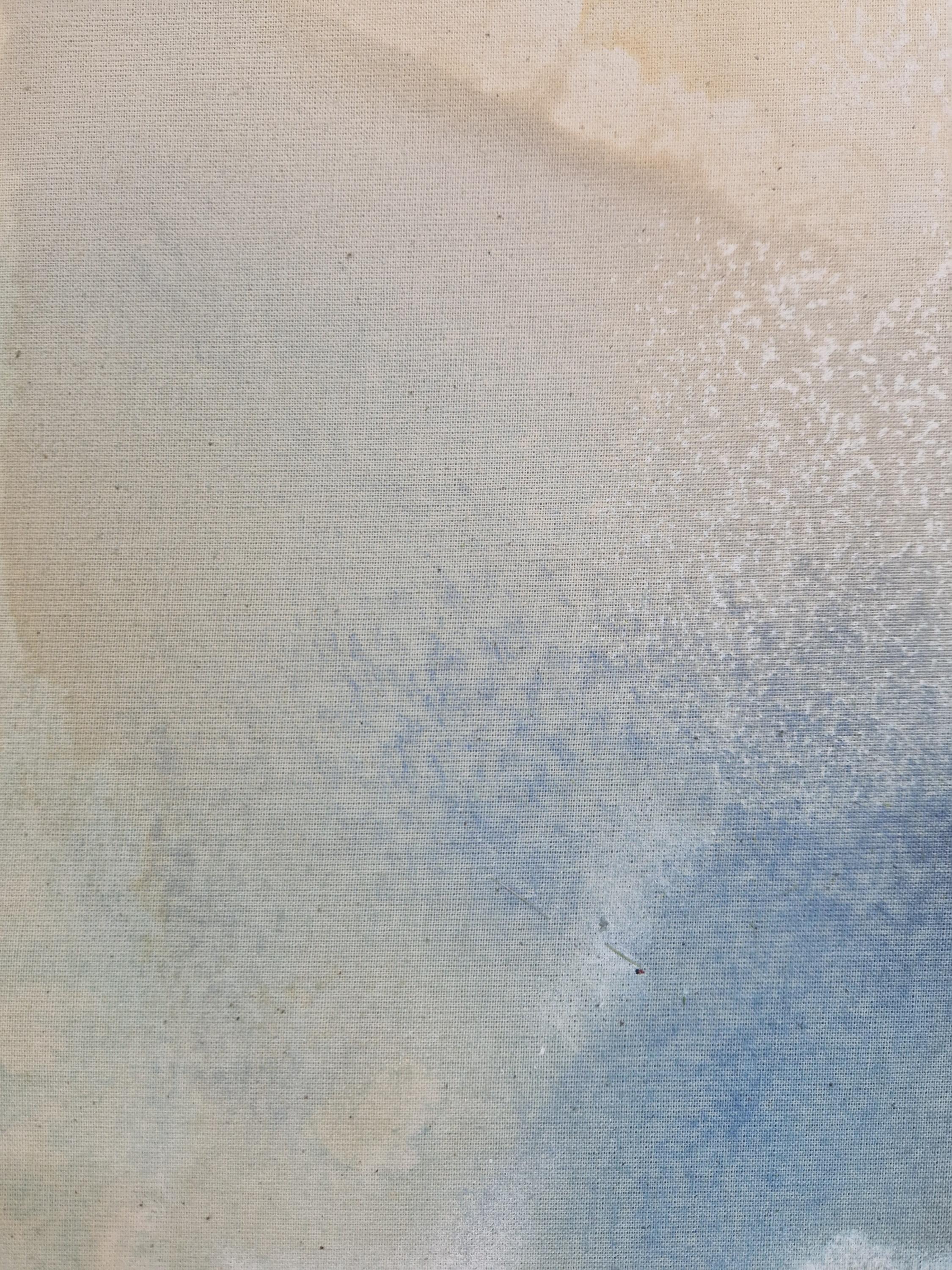 The Deep - Pittura acrilica fluida su tela grezza, 2022,  da Caroline Weber in vendita 11