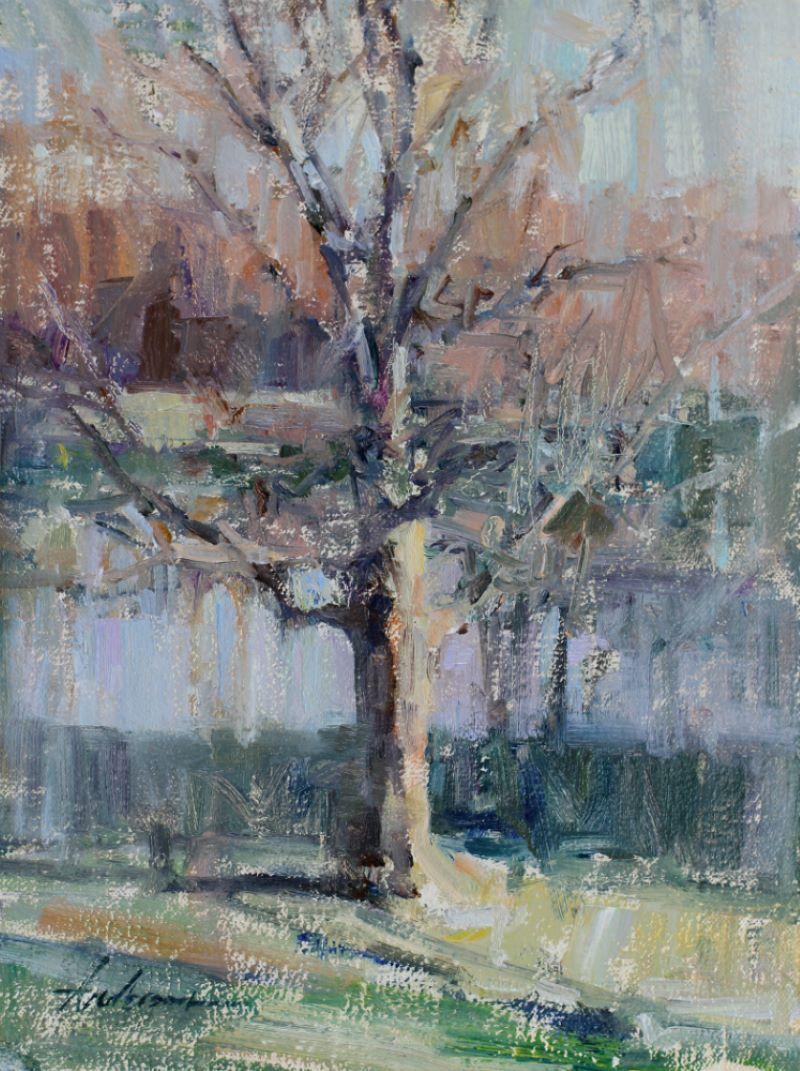 Carolyn Anderson Landscape Painting - New Harmony Tree