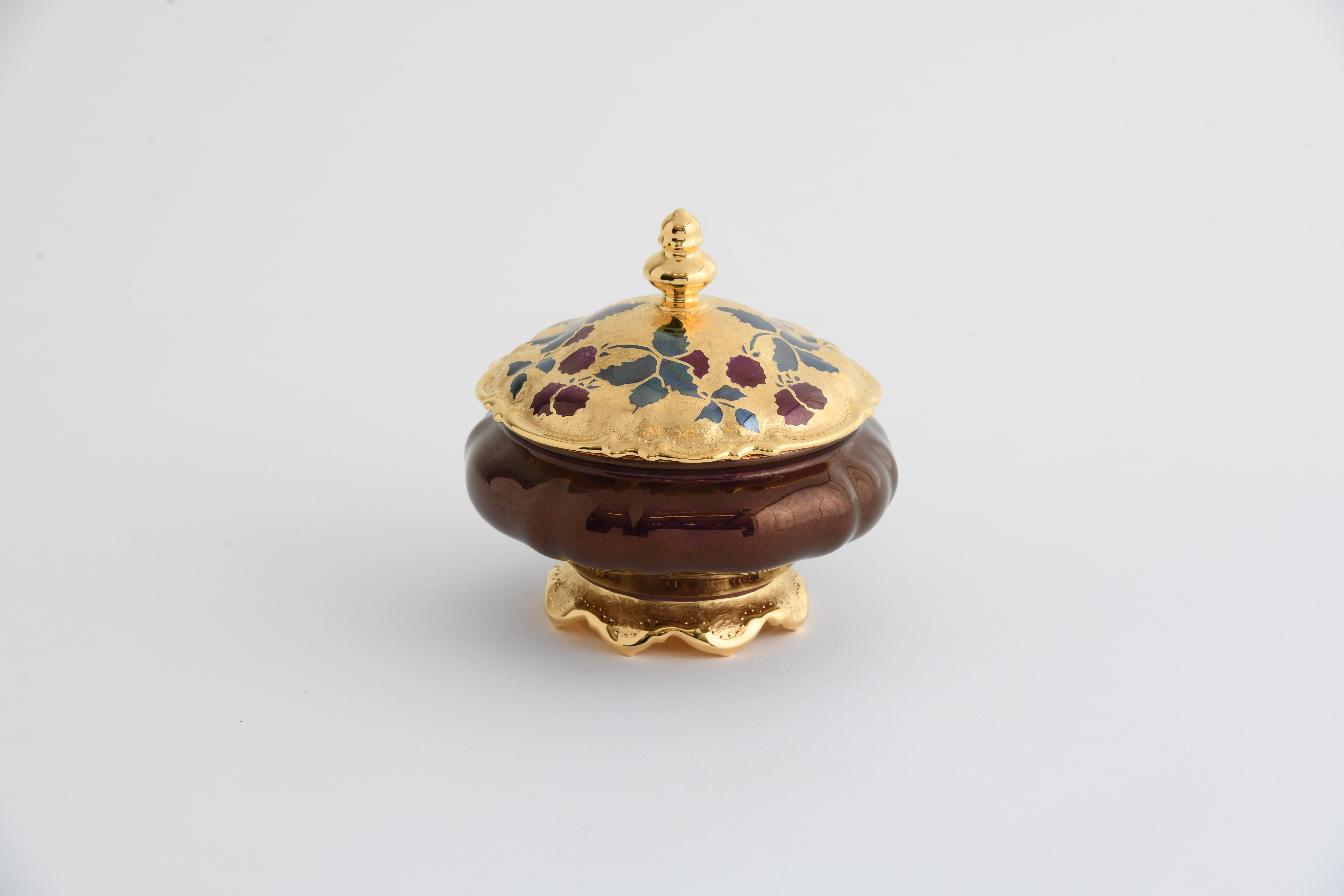 "Beyond Compare"(2024) By Carolyn Barlock, Original Gold and Porcelain Sculpture