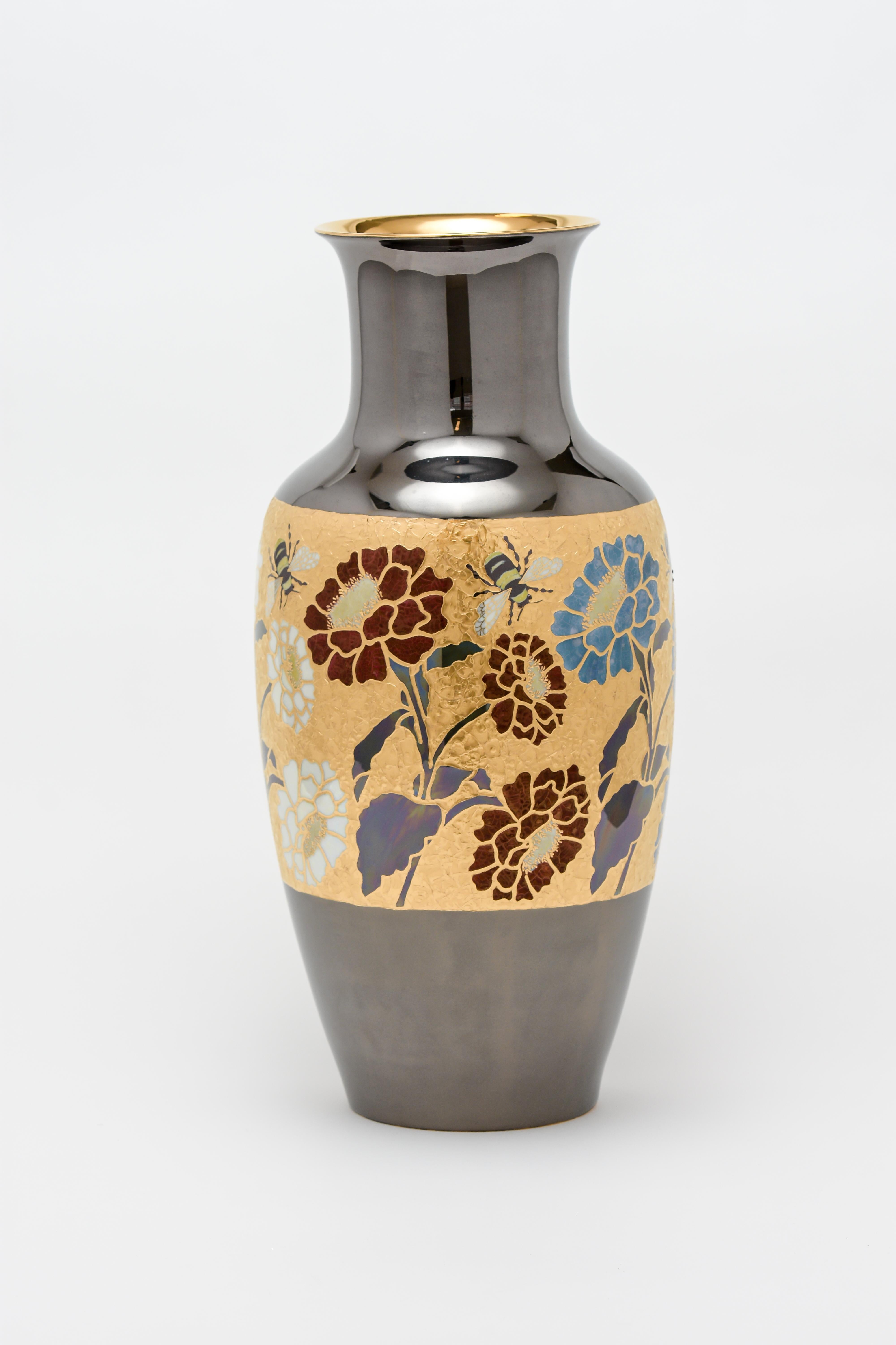 Vaso da giardino della regina nera