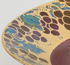 "Bountiful Harvest" (2024) By Carolyn Barlock, Original Gold and Porcelain Bowl