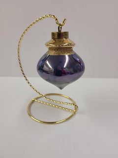 "Jolly" (2024) By Carolyn Barlock, Original Gold and Porcelain Ornament