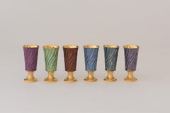 Twisted Vintge Port Glasses - Set of 12