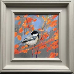 Carolyn Carter, Coal Tit, Affordable Art, Contemporary Bird Art,