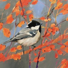 Carolyn Carter, Coal Tit, Affordable Art, Contemporary Bird Art,