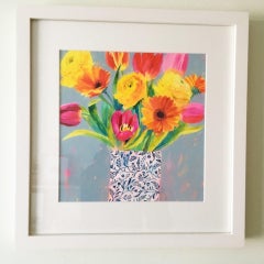 Carolyn Carter, Spring’s Here, Contemporary Still Life Art, Original Painting