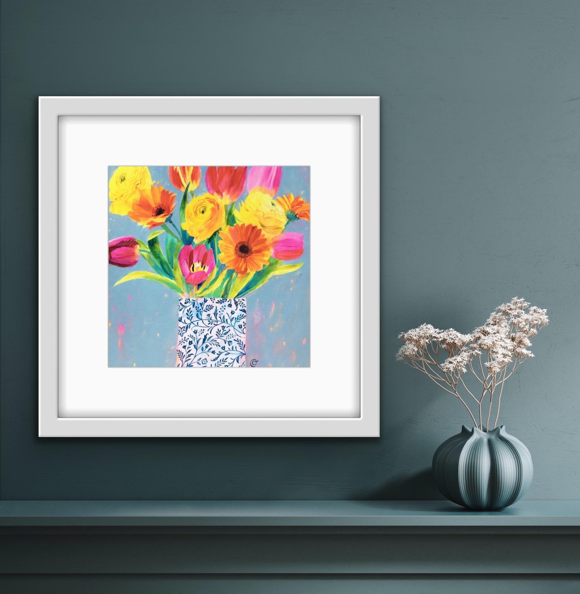 Carolyn Carter, Spring’s Here, Contemporary Still Life Art, Original Painting For Sale 5