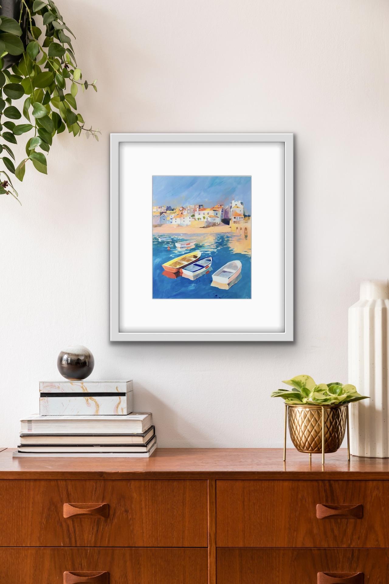 Carolyn Carter, St Ives Harbour, Coastal Art, Art of Cornwall, Original Painting For Sale 2