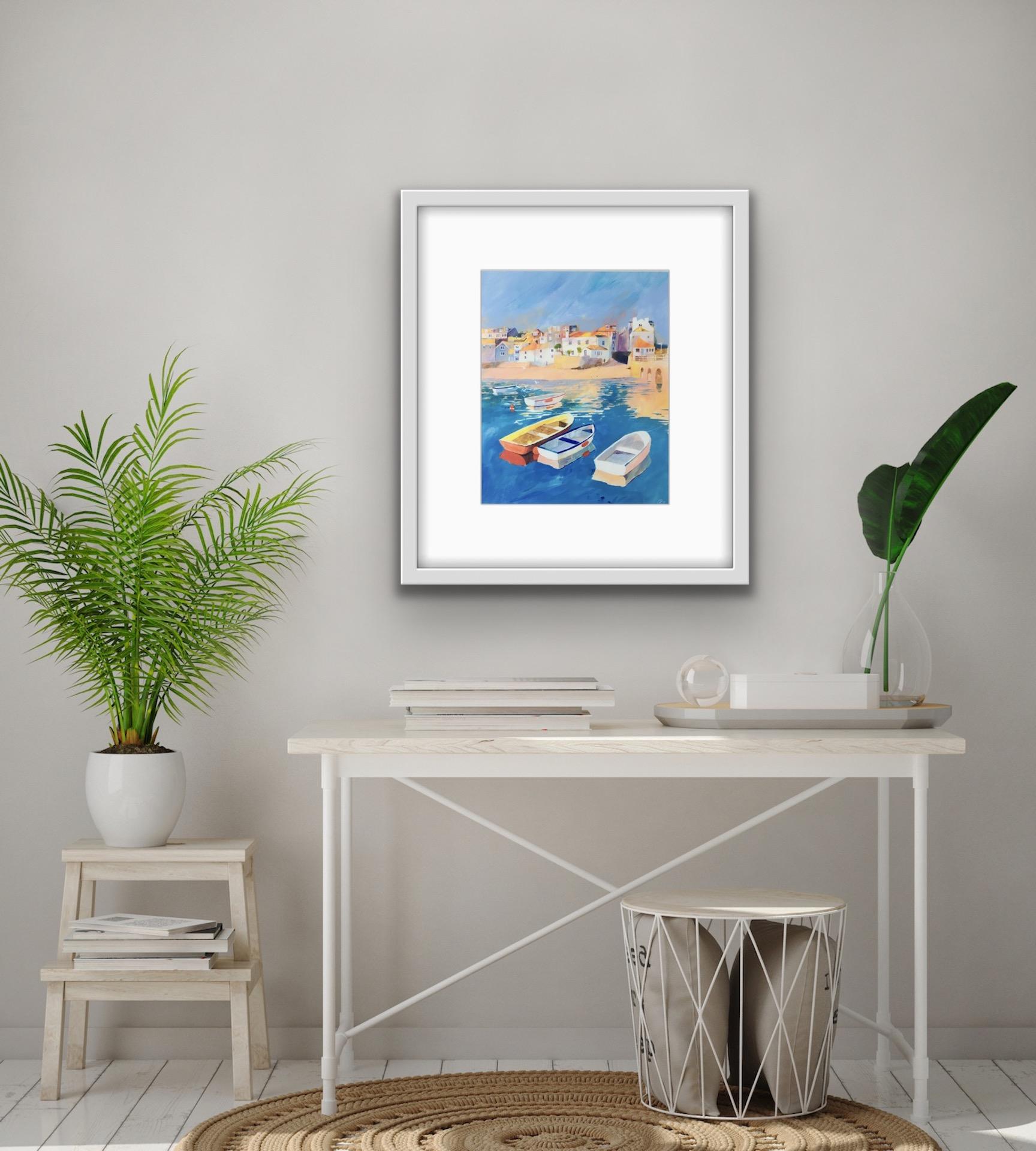 Carolyn Carter, St Ives Harbour, Coastal Art, Art of Cornwall, Original Painting For Sale 4