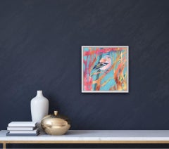Chaffinch, Carolyn Carter, Vogelkunst, Tiermalerei, Leuchtende Kunst, Frühlingskunst