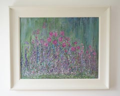 June Border. Contemporary Impressionist Oil Painting