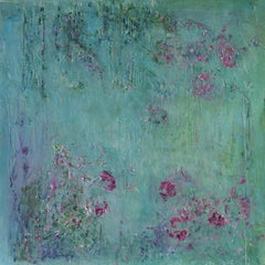 "Rose Arbour". Contemporary Floral Painting