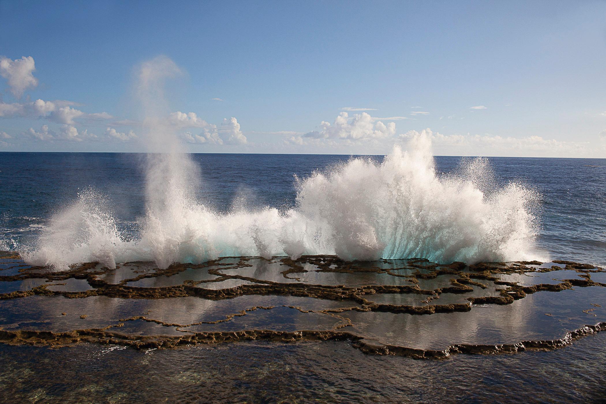 Blowhole #1, Nuku'alofa, Tonga, 30" x 40"