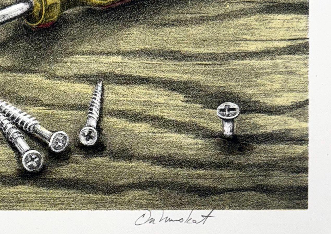 Screw Driver, lithograph by Carolyn Muskat For Sale 1
