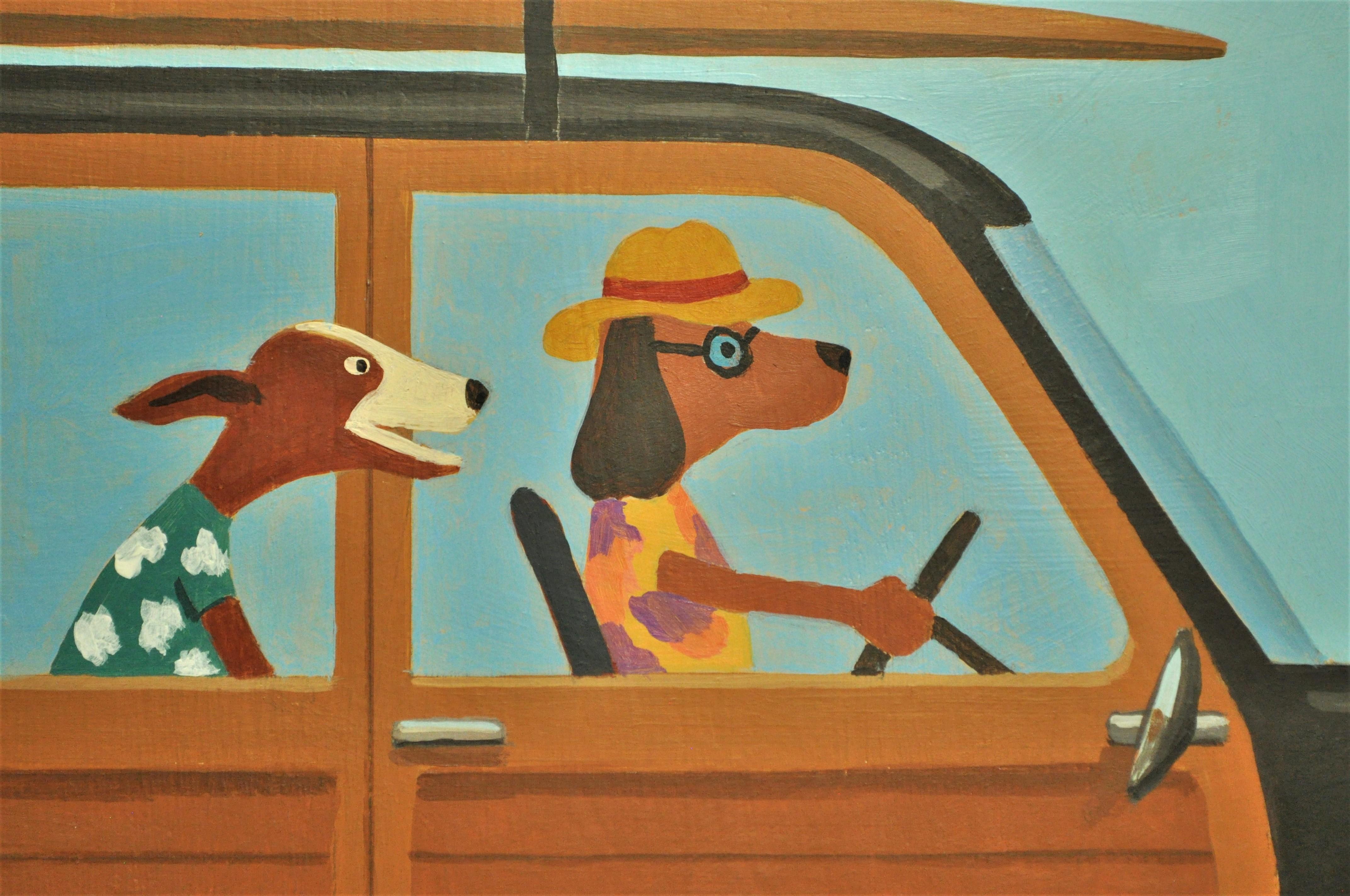 why did the painter go on a safari