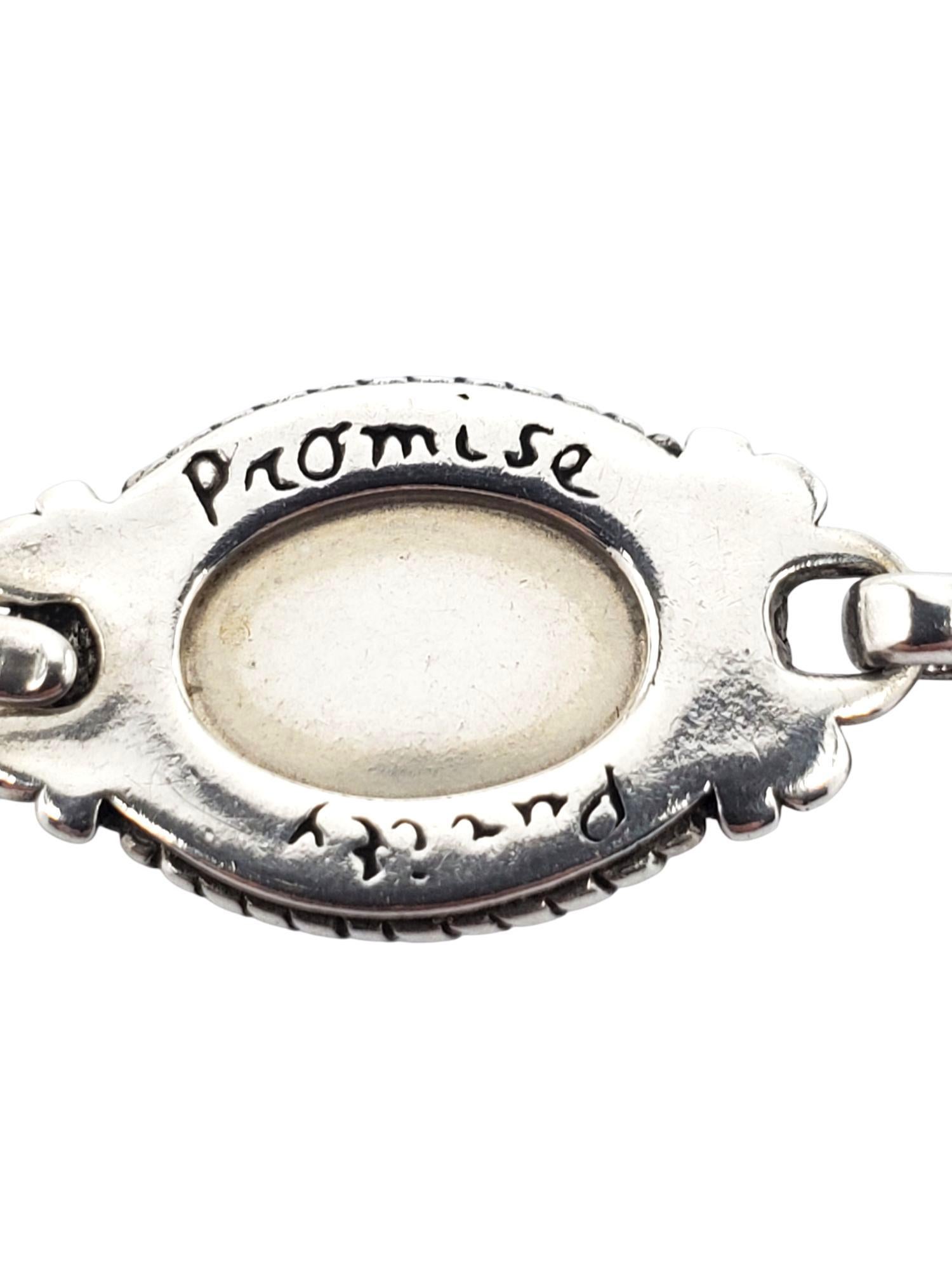 Carolyn Pollack Sterling Blue Lace Agate Purity Promise Toggle Bracelet #21533 en vente 1