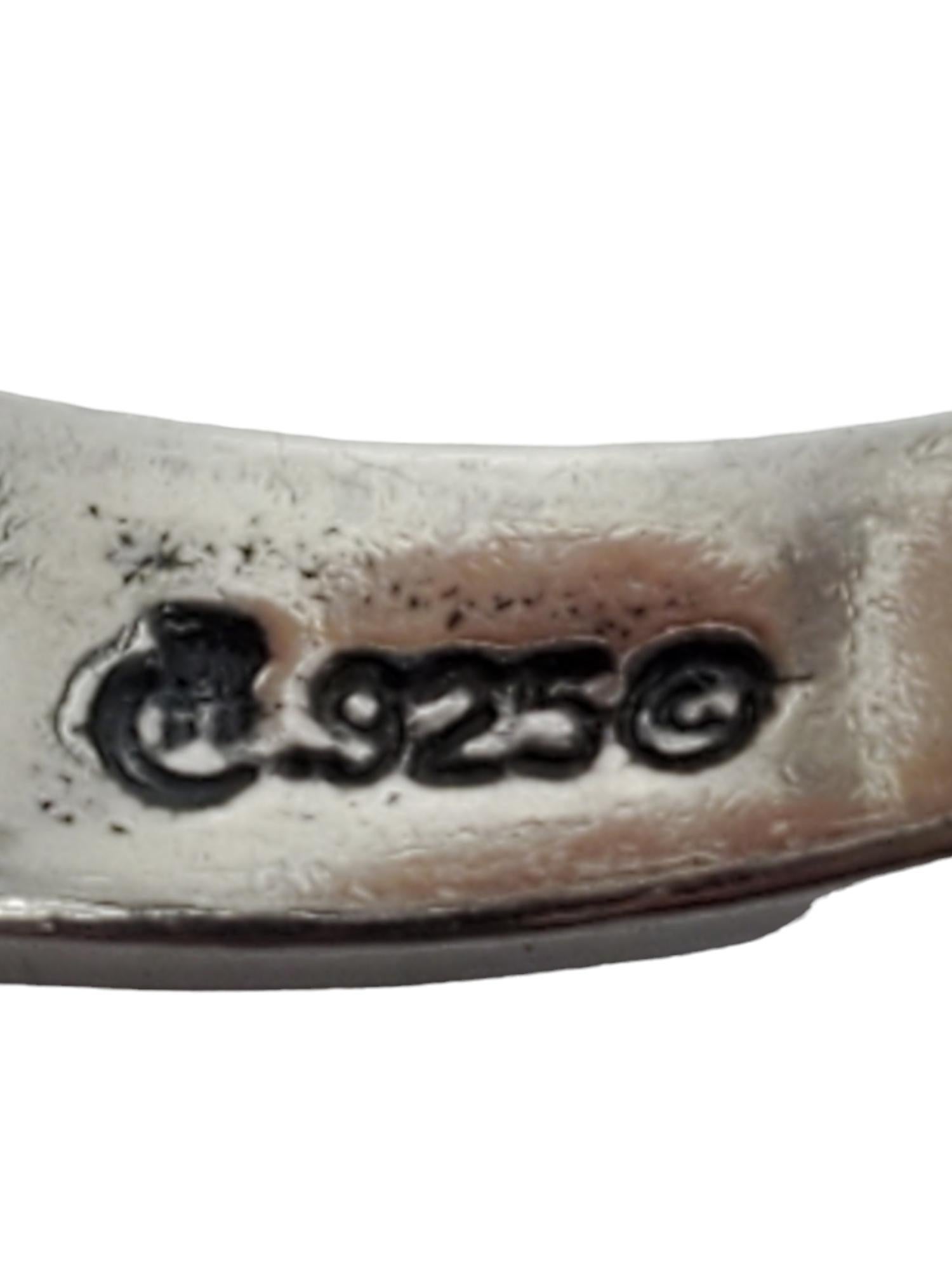 Donna Carolyn Pollack Anello in argento sterling e 3 pietre di turchese misura 7,25 #17113 in vendita