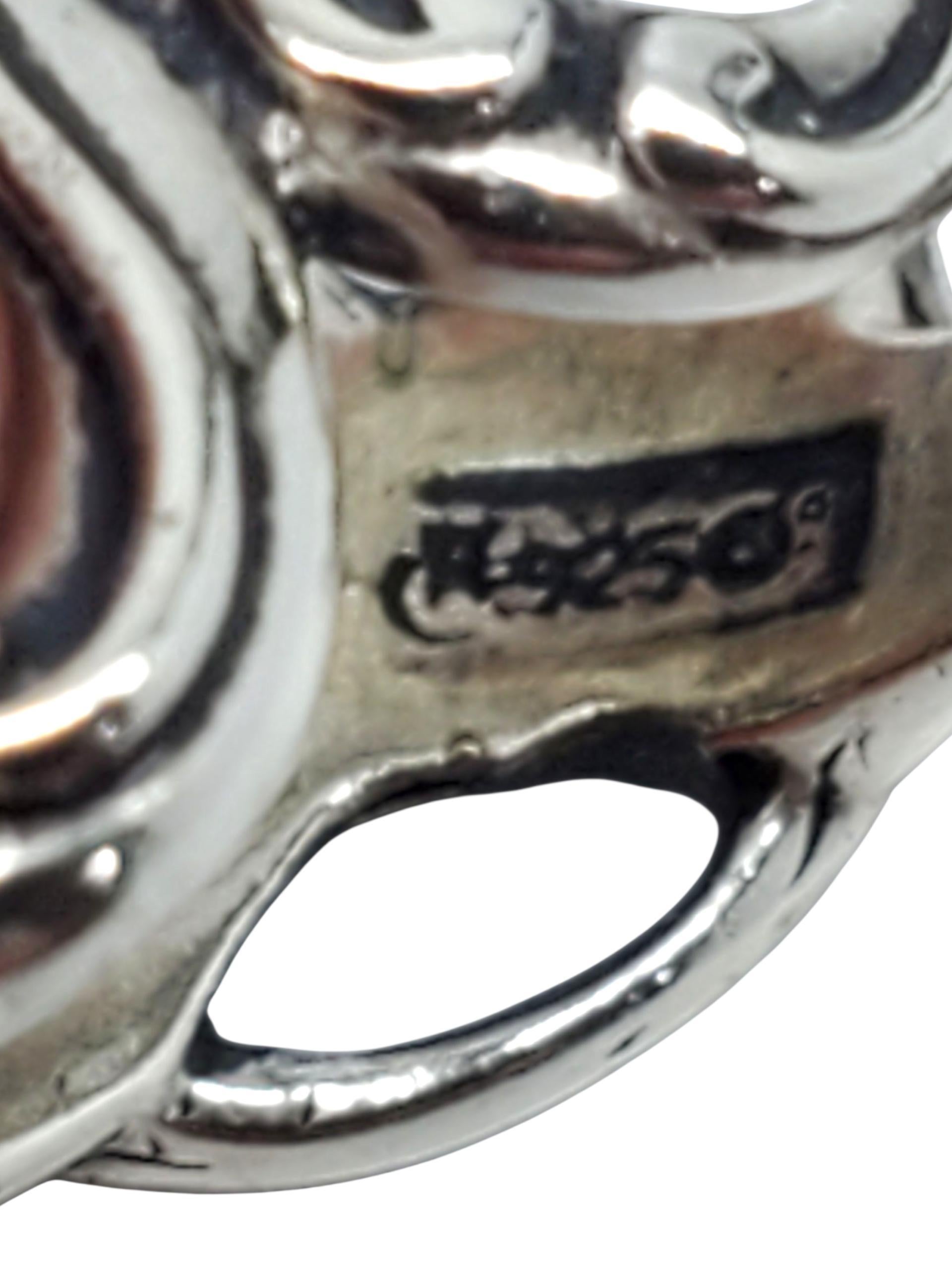 Carolyn Pollack - Anello a volute in argento e ottone misura 6 #23605 in vendita 1