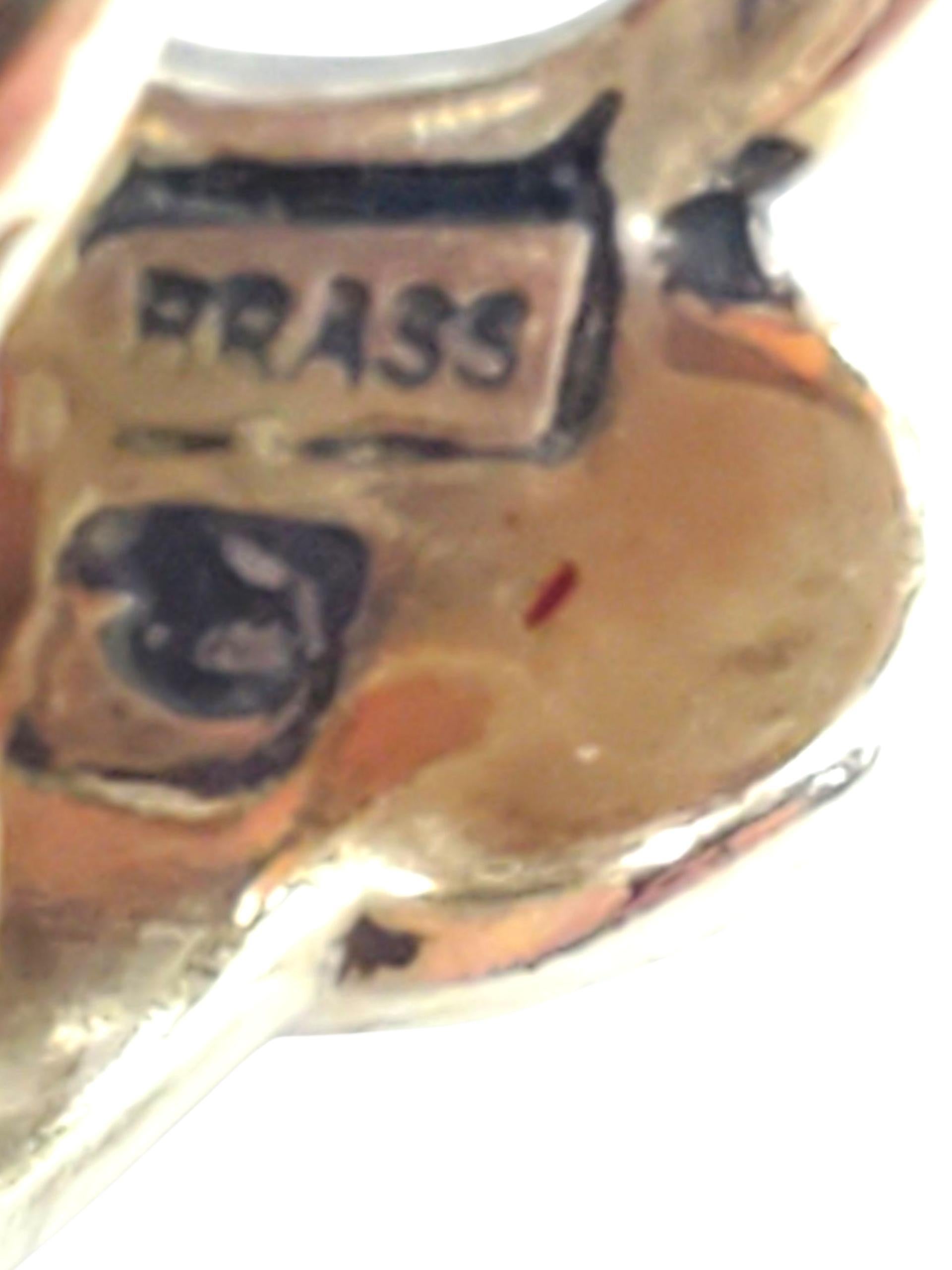 Carolyn Pollack - Anello a volute in argento e ottone misura 6 #23605 in vendita 2