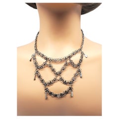 Carolyn Pollack Collier à pompon en argent sterling n° 17207