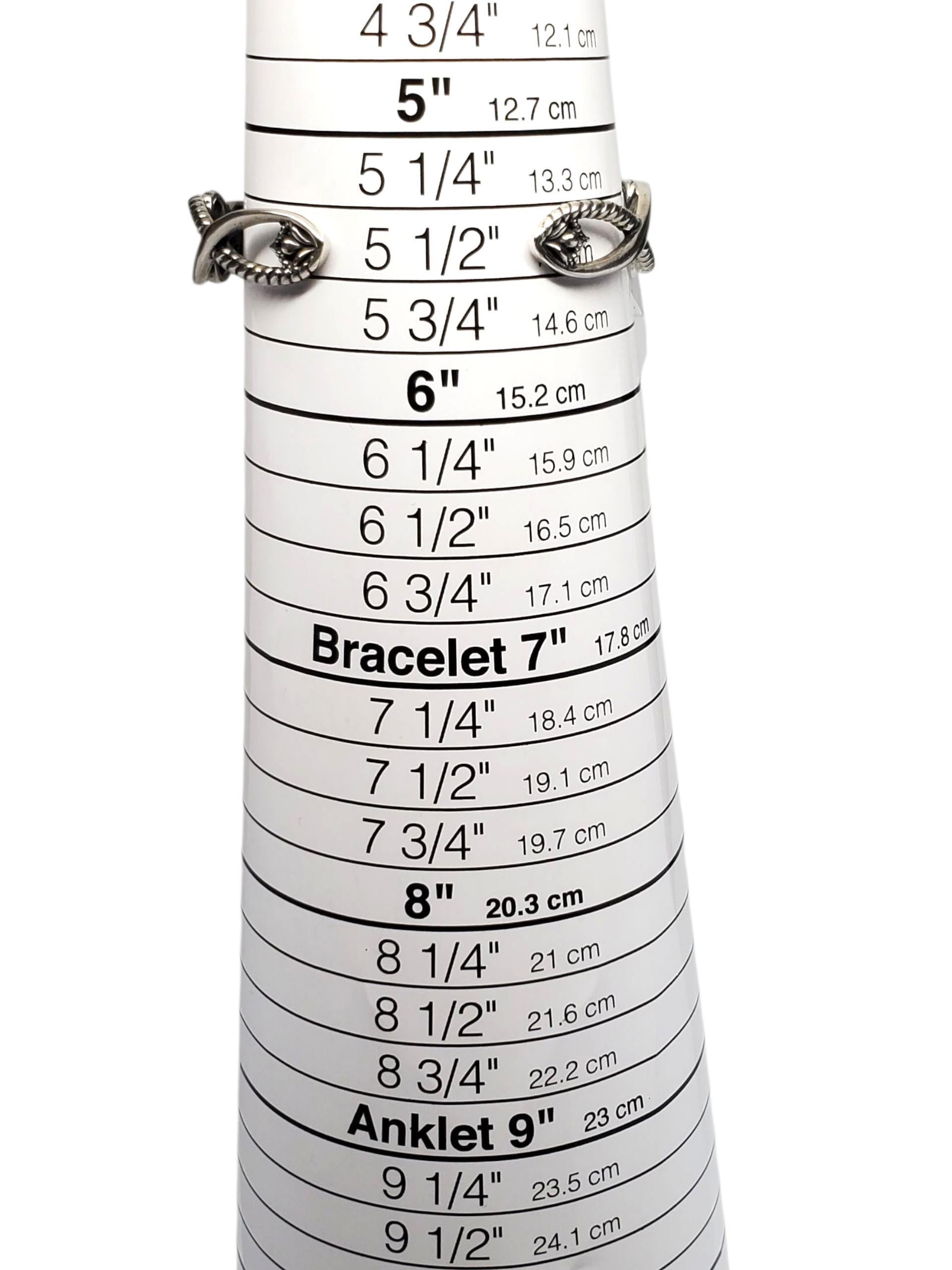 Carolyn Pollack Bracciale con doppia pietra blu in argento Sterling #23629 in vendita 2