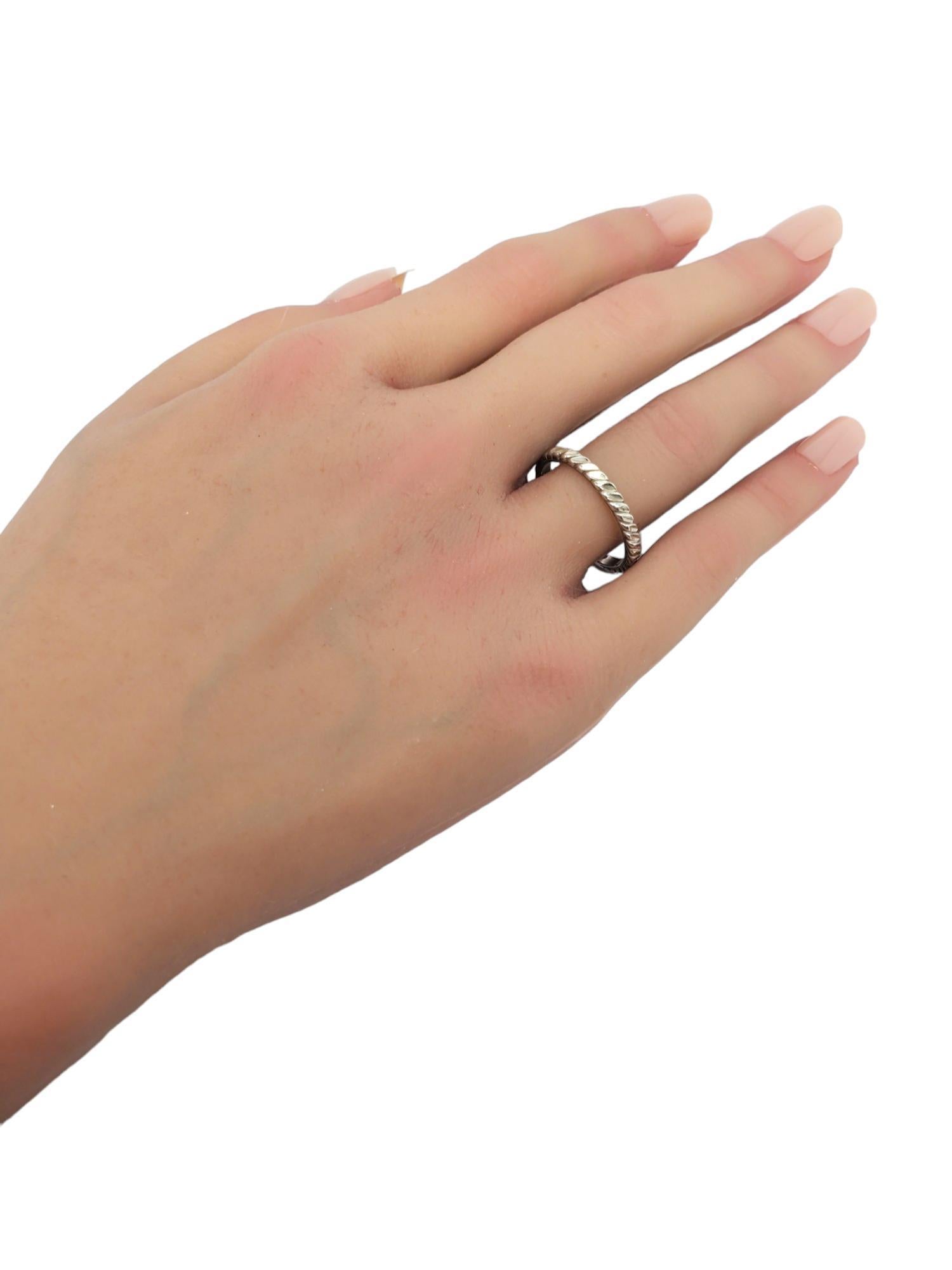 Carolyn Pollack Anello in argento sterling con taglio a diamante misura 10 #17119 in vendita 2