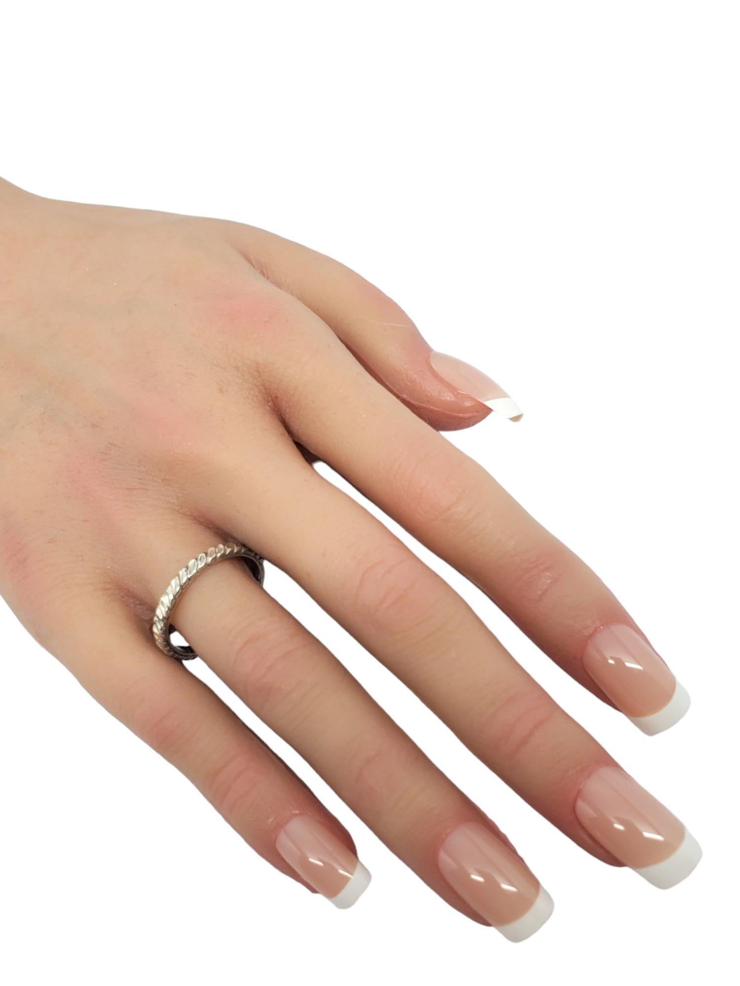 Carolyn Pollack Anello in argento sterling con taglio a diamante misura 10 #17119 in vendita 3