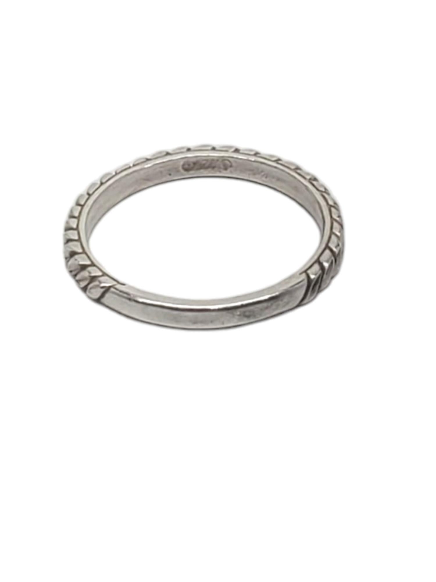 da uomo o donna Carolyn Pollack Anello in argento sterling con taglio a diamante misura 9,25 #17109 in vendita