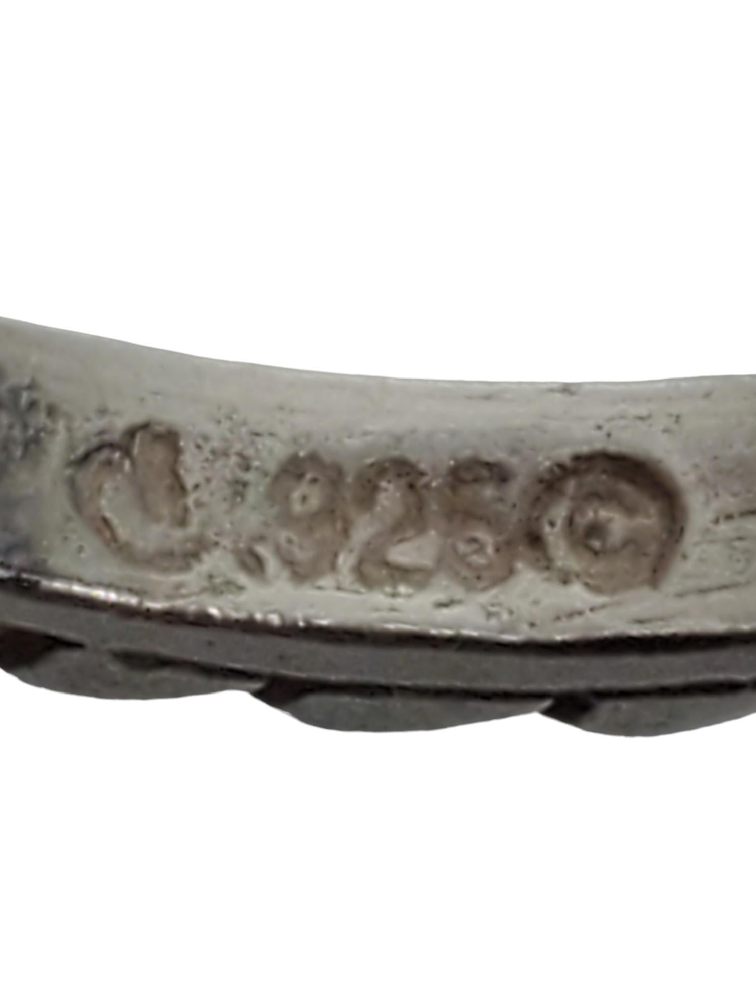 Carolyn Pollack Anello in argento sterling con taglio a diamante misura 9,25 #17109 in vendita 1