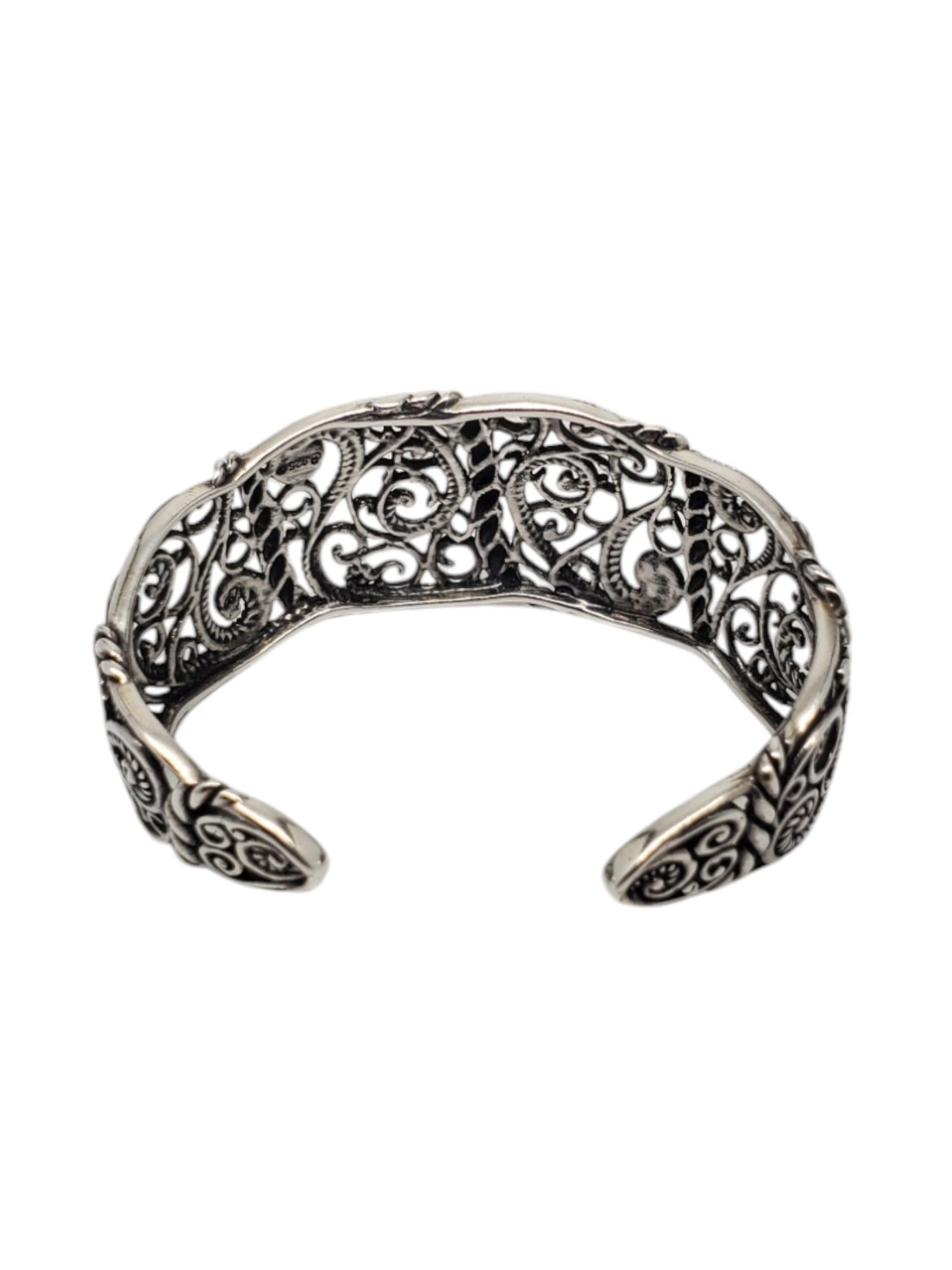 Carolyn Pollack Bracciale in filigrana d'argento #20175 In condizioni buone in vendita a Washington Depot, CT