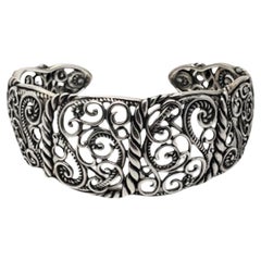 Carolyn Pollack Pulsera de plata de ley con filigrana #20175