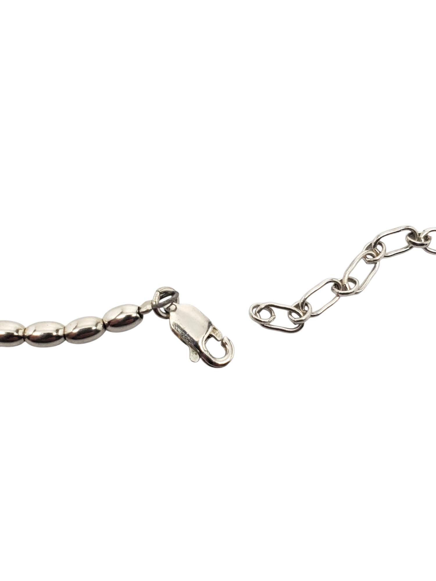 Carolyn Pollack - Collana con ciondoli floreali multicolore in argento Sterling #21217 in vendita 2