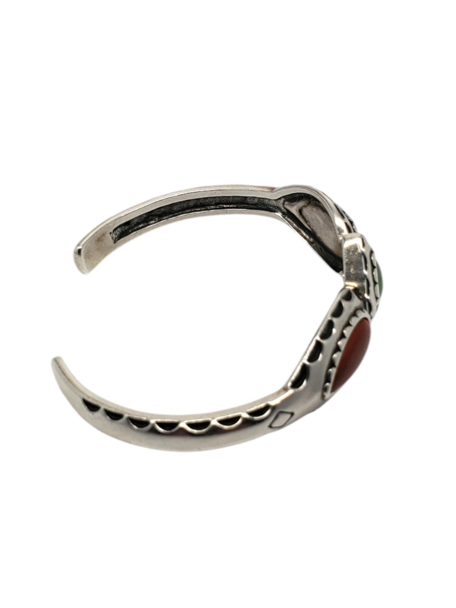 Carolyn Pollack Bracciale multi pietra in argento sterling  #20173 In condizioni buone in vendita a Washington Depot, CT