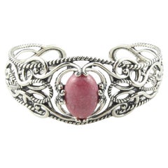 Carolyn Pollack Sterlingsilber Rhodonit Manschettenarmband