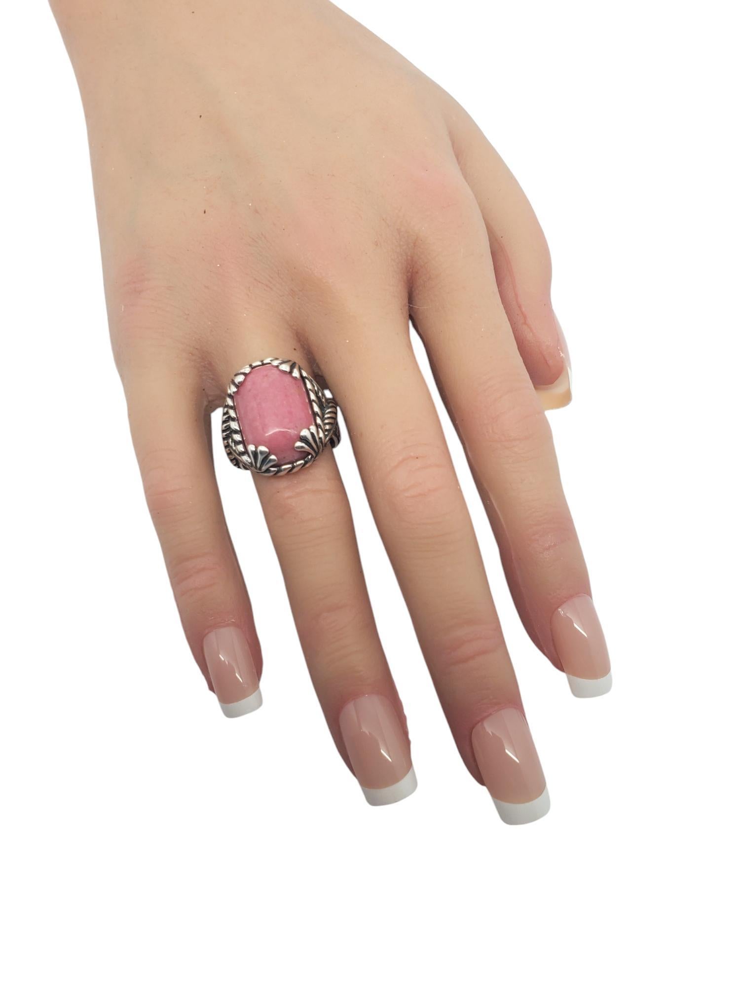 Carolyn Pollack Sterling Silver Rhodonite Ring Size 7 #20218 1