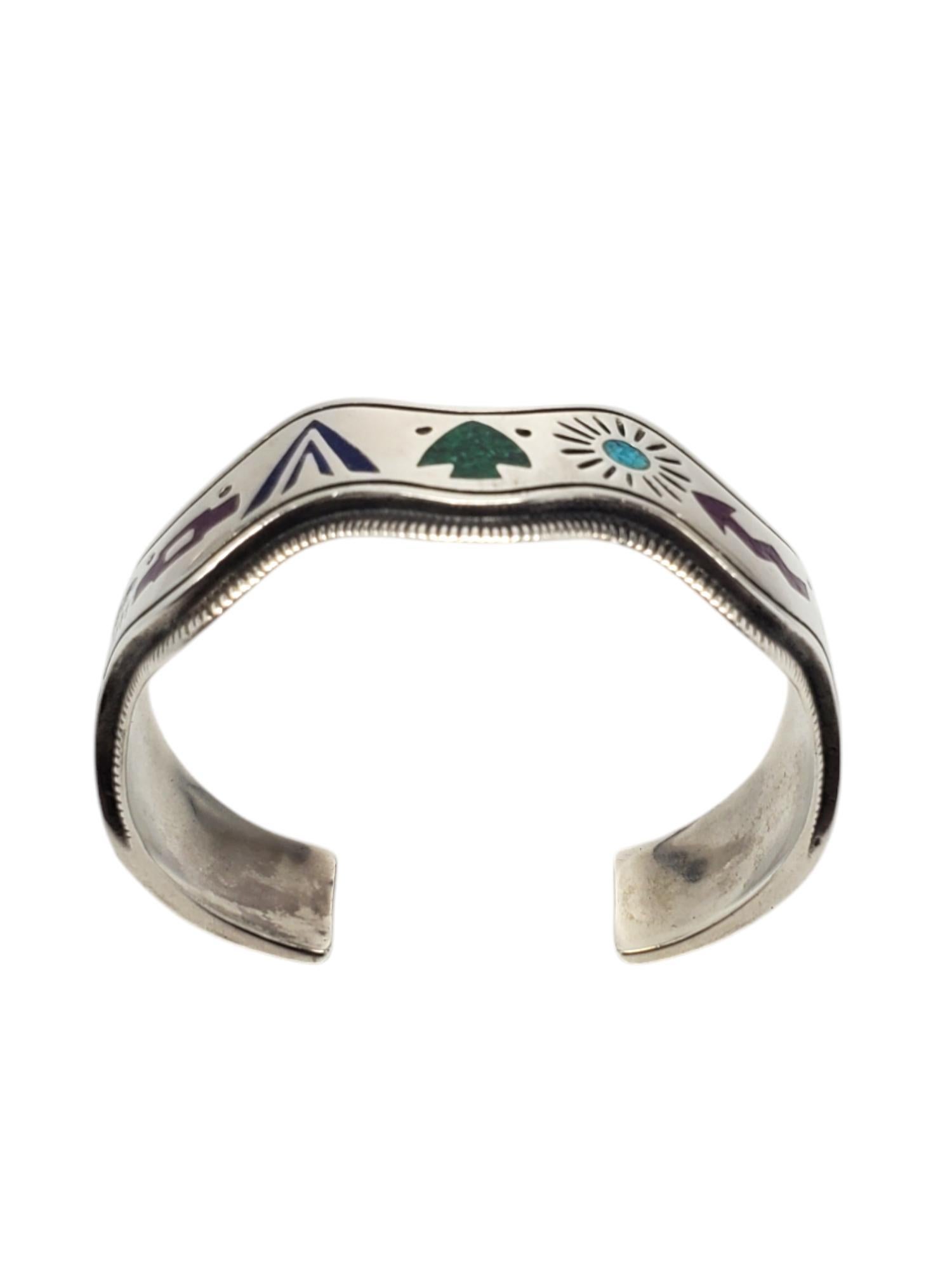 Donna Carolyn Pollack Bracciale d'argento con ispirazione sud-occidentale #20220 in vendita