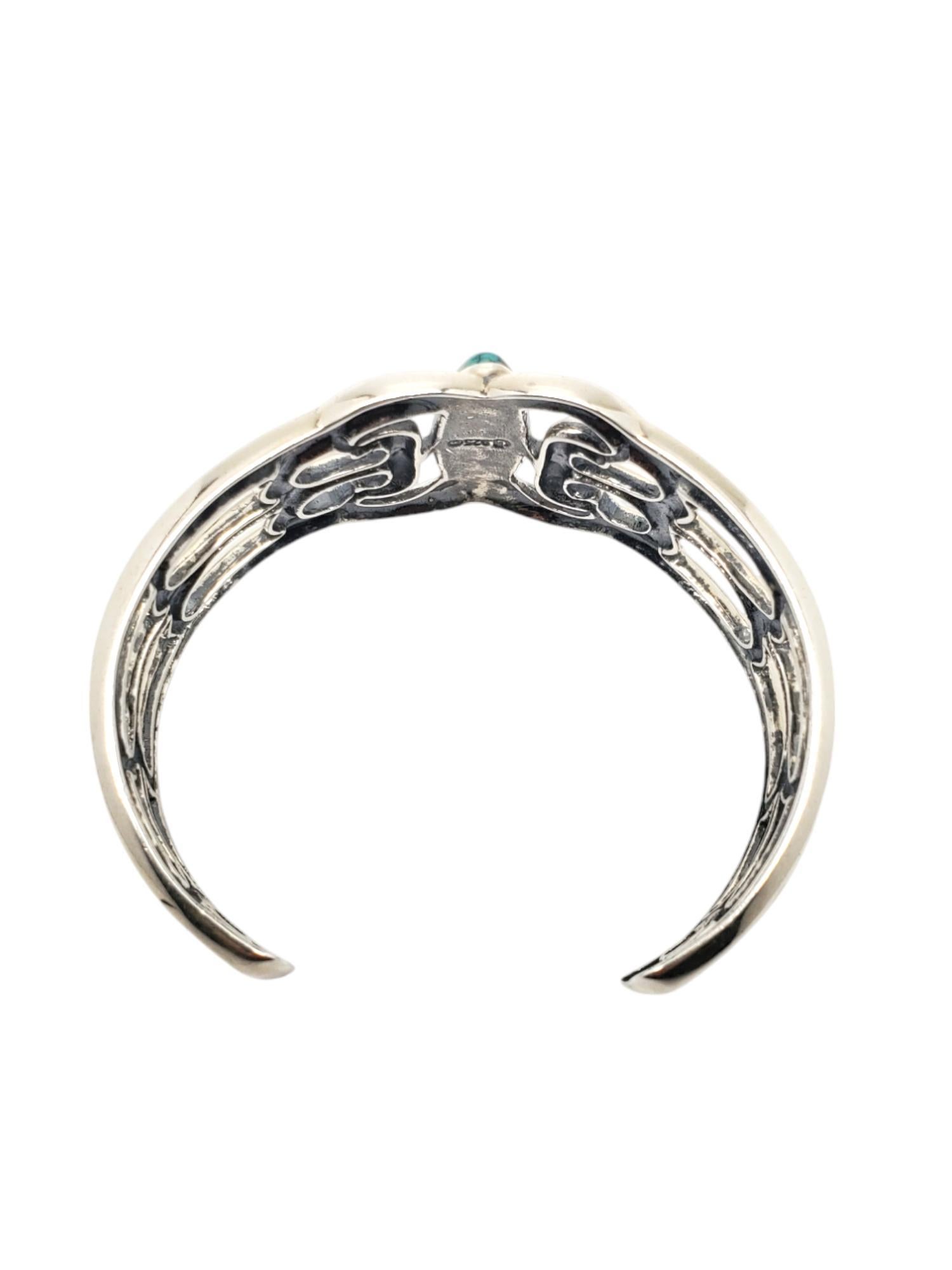 Carolyn Pollack Sterling Silver Turquoise Cuff Bracelet # 20176 For Sale 1