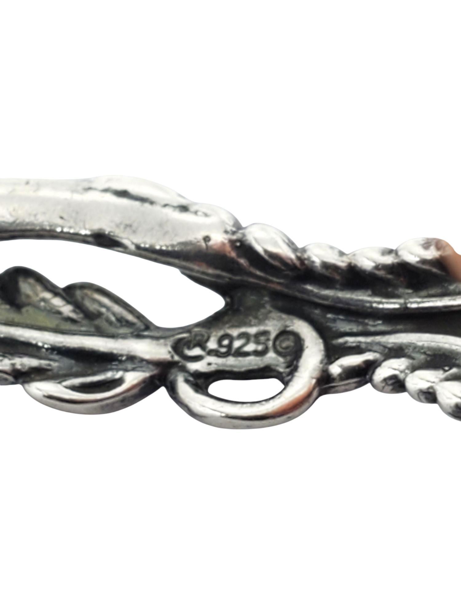 Carolyn Pollack Bracciale in argento sterling con turchese #21285 In condizioni buone in vendita a Washington Depot, CT
