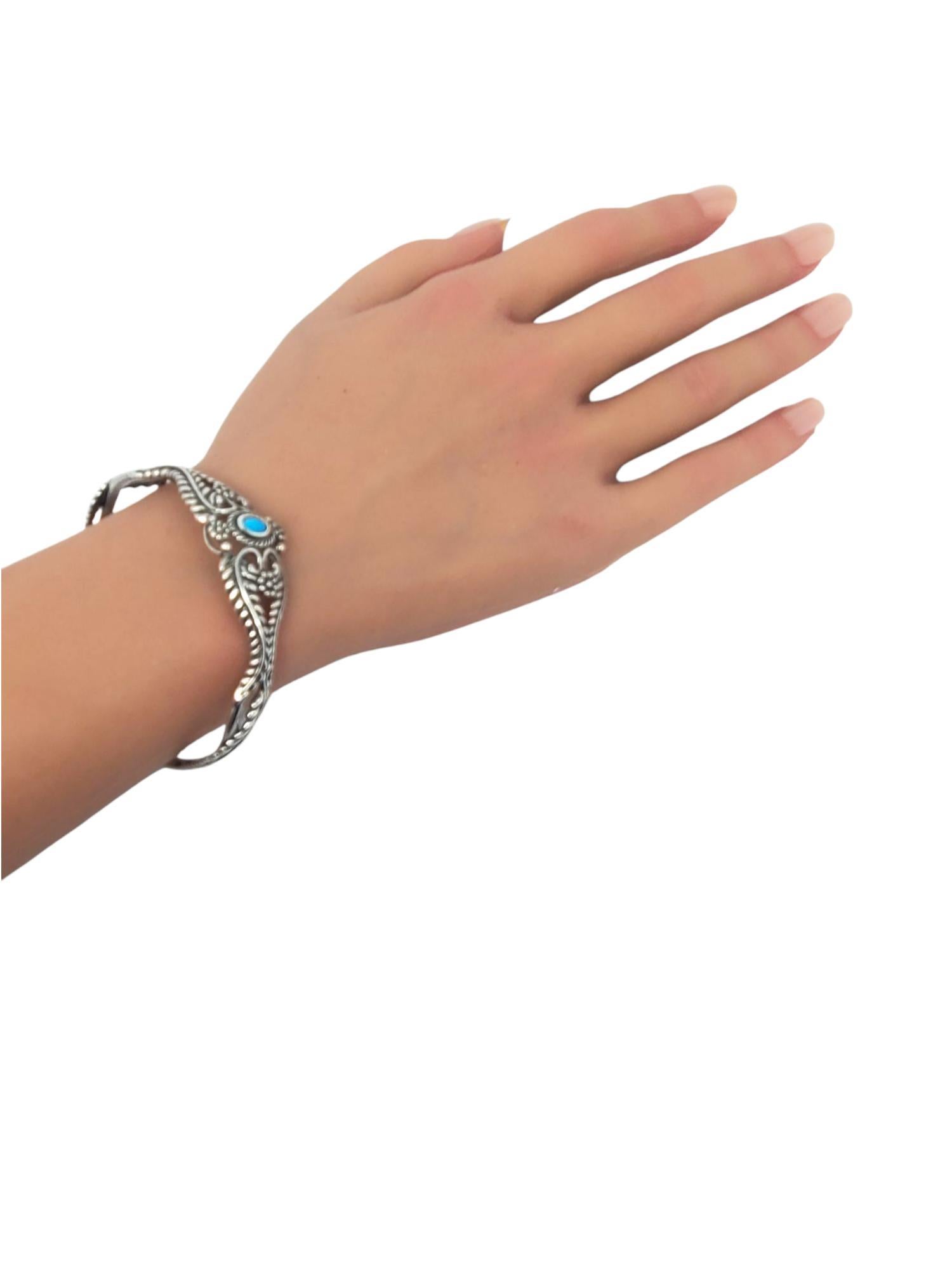 Carolyn Pollack Bracciale in argento sterling con turchese #21285 in vendita 1