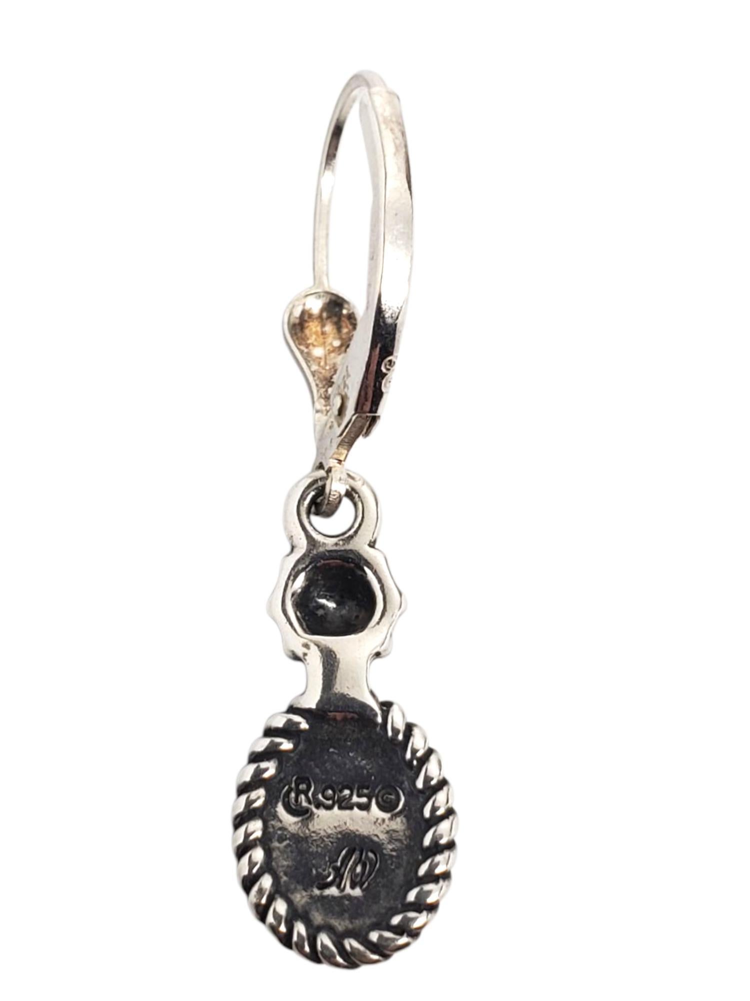 Orecchini a pendente in corda di turchese in argento Sterling Carolyn Pollack #21622 in vendita 2